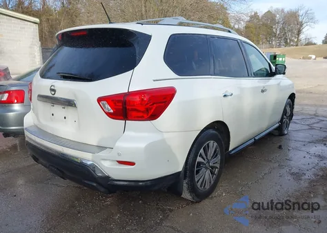 2018 Nissan Pathfinder Sl из США, поврежденный, VIN 5N1DR2MN4JC672874